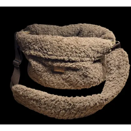 Sac tout  teddy marron