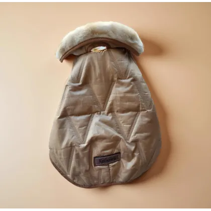 Manteau avec col fourrure