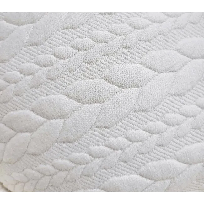 Corbeille tulipe jersey blanc et pilou crème beige. Corbeille tulipe jersey blanc et pilou crème beige.